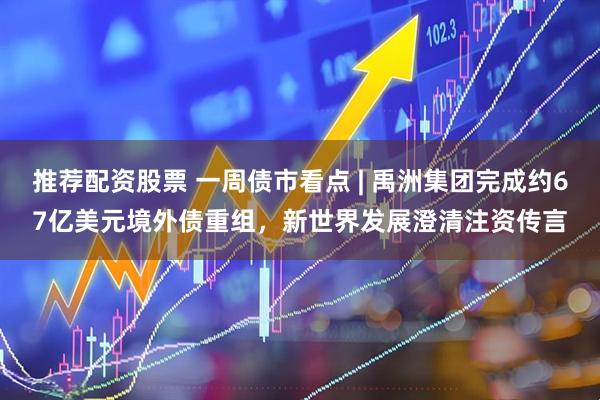 推荐配资股票 一周债市看点 | 禹洲集团完成约67亿美元境外债重组，新世界发展澄清注资传言